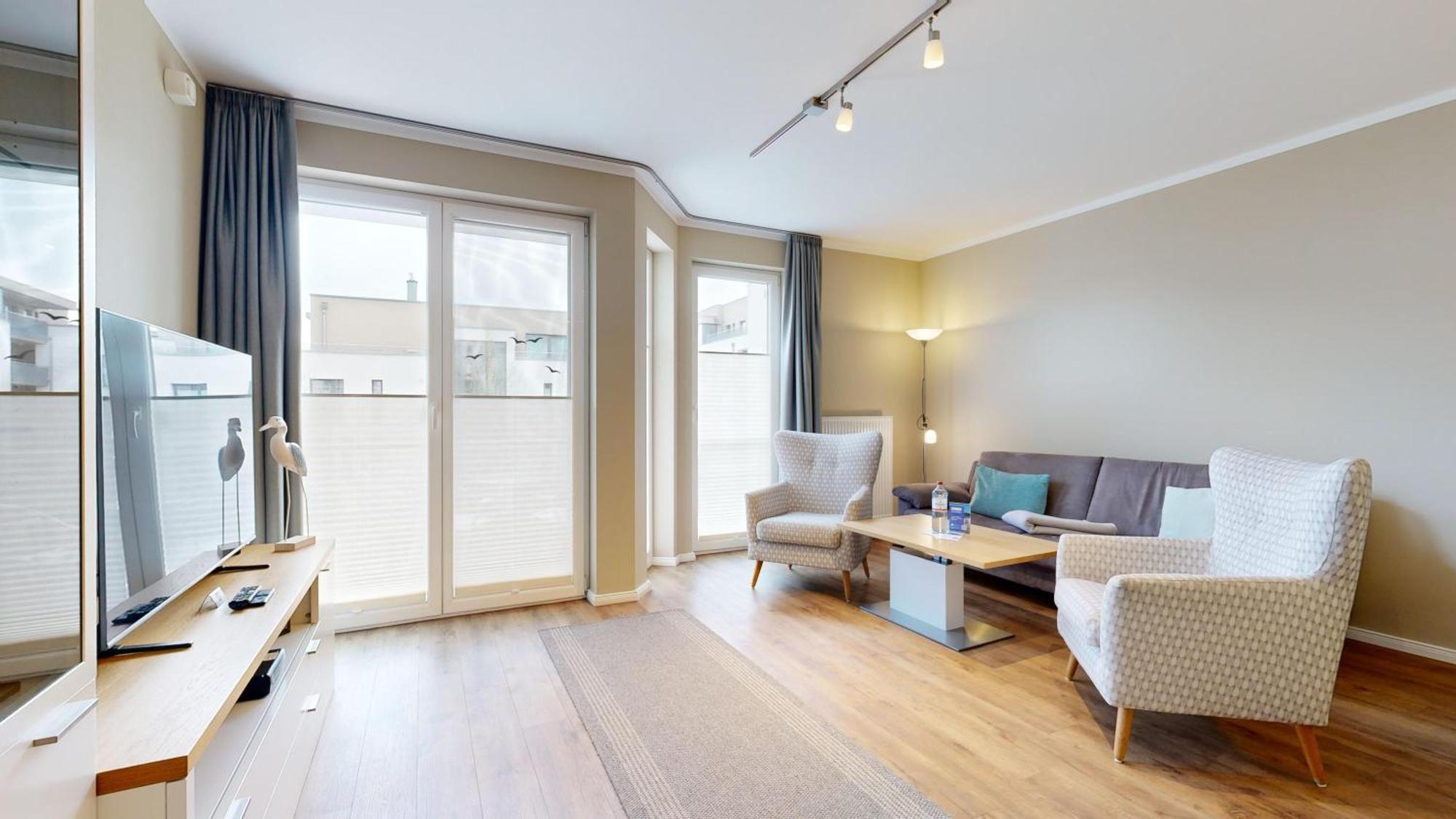 Strandnahe Mit Balkon,residenz Bel Vital 15 Apartment *